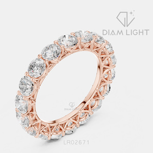 3.78CT Round Cut Fine Jewelry IGI Certified 14K White Gold Wedding <b>Ring</b> Lab Grown Diamond Engagement Wedding Anniversary Gift - Product Image 4