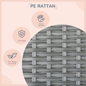 Cuccia per Cani da Esterno in Vimini con Tettoia Impermeabile e Cuscino, Letto Rialzato per Cani Piccoli e Medi, Arredamento per Animali in Rattan - Product Image 4