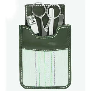 Juego de Manicura y Pedicura Profesional Clásico Premium de 17 Piezas de Acero Inoxidable, Cortaúñas, Cortacutículas, Tijeras, Estuche Individual - Product Image 6