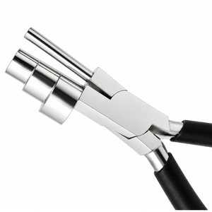 Pince à former les bijoux multi-barres avec poignée noire 13/16/20mm, outil de fabrication de bélières en acier inoxydable pour la mise en forme des boucles, des anneaux, des pendentifs et l'artisanat - Product Image 3