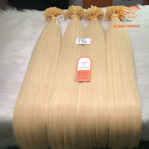 Haute qualité 100% vietnamien Extensions de cheveux usine en gros 613 # Pla couleur kératine pointe plate 26 pouces - Product Image 3