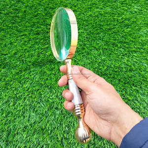 Meridian แม่ทองเหลืองของแว่นขยาย10X มุกแว่นขยายมือถือที่ออกแบบมาสำหรับการอ่านและการตรวจสอบโดย fwe - Product Image 1