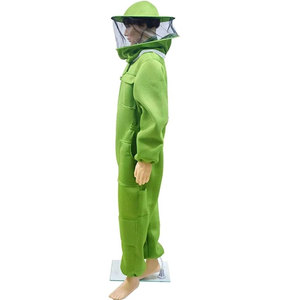 Combinaison d'apiculteur en maille ultra-ventilée, à trois couches, résistante aux piqûres ; combinaison d'apiculture, costume d'apiculteur complet avec voile de protection. - Product Image 4