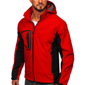 Veste softshell homme sur mesure, légère, imperméable, respirante, col montant, fermeture éclair, pour activités de plein air - Product Image 5