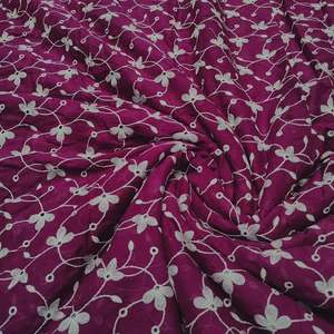 Borer Embroidery Fabric Sequence Bead Chain Stitch Net Mesh Fashion Textile Wholesale Export <b>Material</b> For Garment - Product Image 2