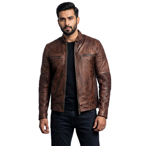 Trendy Slim <b>Jackets</b> <b>Mens</b> Fashion Genuine Leather Outdoor <b>Men's</b> <b>Jackets</b> Leather Custom Logo <b>Men</b> Moto <b>Bike</b> Fur <b>jacket</b> for <b>men</b> - Product Image 6