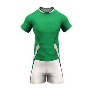 Nouveau Maillot de Rugby à Manches Courtes Respirant et à Séchage Rapide 100% Polyester Taille Élastique Nom d'Équipe Personnalisé Vente en Ligne - Product Image 4
