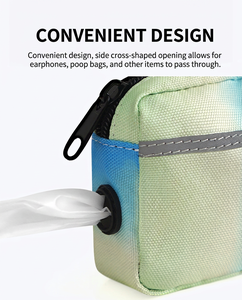 Outdoor Freihand-Hundeleine aus Oxford-Gewebe mit Reflektierendem Garn und Wasserdichter Aufbewahrungstasche - Product Image 3