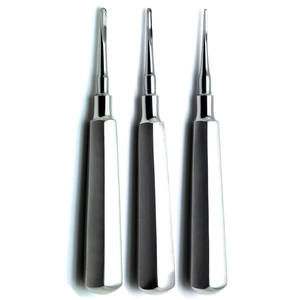 8 Pcs Stainless Steel Dental Elevators Set Straight & Curved Cryer Elevators Bone & Tissue Remover Extraction By Grip Surgical - Product Image 3