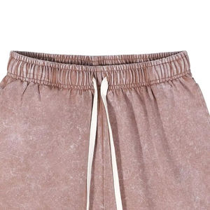 Shorts en polyester uni pour hommes sur mesure, fabrication sur mesure, impression personnalisée, haute qualité, coupe ample, séchage rapide, respirant, pour un style décontracté de rue - Product Image 4