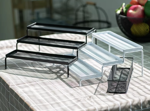 Étagère à épices rectangulaire portable en fer à 3 niveaux, anti-rouille, pour évier de cuisine, OEM/ODM Vietnam - Product Image 2