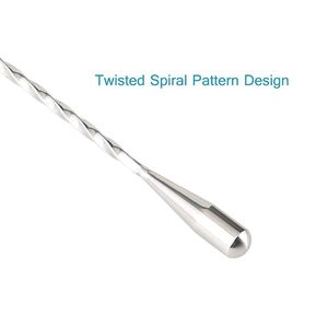 Stainless Steel <b>Bar</b> Spoon With Wood Handle Minimalist Cocktail Mixing <b>Tool</b> Reusable <b>Bar</b> <b>Tools</b> spoon Hotel gift set spoon - Product Image 5