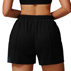 Casual Women's Drawstring <b>Black</b> Shorts Pleated Casual Jogger Shorts Breathable Lightweight Summer Activewear Summer Training GYM - Product Image 4