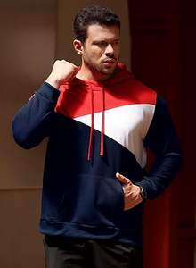 Sweat-shirt à capuche personnalisé pour homme en polyester et coton, pull molletonné, veste à capuche chaude d'hiver, décontractée, sportive, streetwear, fabrication - Product Image 3