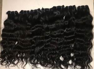 Cheveux humains 100% naturels, cuticules alignées, tissage de cheveux indiens provenant d'Inde. Double trame machine, extension de cheveux naturels. - Product Image 2