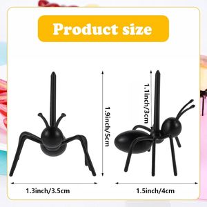 24 Palillos Reutilizables con Forma de Hormiga, Accesorios para Lonchera, para Aperitivos, Bento, Queso, Frutas, para Decoración de Fiestas de Charcutería - Product Image 3