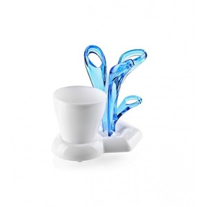 Porta spazzolino singolo alla moda porta scopino wc - Product Image 1