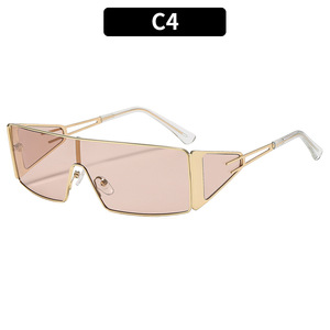 Nouvelles Lunettes de Soleil Tendance à Monture Carrée UV400 Demi-cerclées Légères Unisexe Articles de Mode Populaires en Ligne Similaires aux Lunettes de Soleil d'Internet - Product Image 6