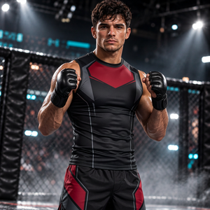 Trajes de neopreno al por mayor con corte deportivo y tejido de nailon y spandex para tiendas de ropa de grappling - Product Image 5