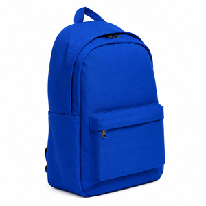 Red Canvas <b>Laptop</b> <b>Backpack</b> with Zipper Closure and Front Pocket Unisex Minimalist Design 20-36L Capacity Waterproof Day Use - Product Image 1