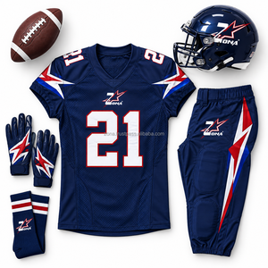 Uniforme de Fútbol Americano Personalizado al por Mayor, Transpirable, Negro, 100% Poliéster, Conjunto de Pantalones y Jersey Acolchados, Ropa Deportiva para Hombre, OEM - Product Image 5