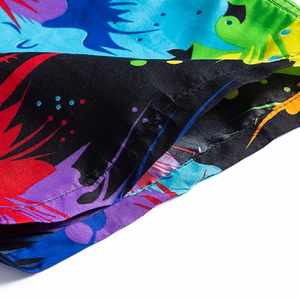 <b>Men's</b> Colorful Paint Splash Print Board Shorts Quick Dry Drawstring Casual Swim <b>Trunks</b> - Product Image 6