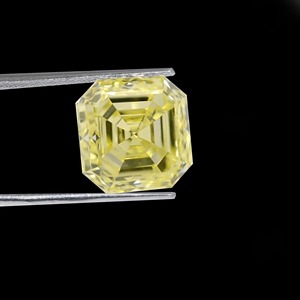 Diamante Cultivado en Laboratorio con Certificación IGI, Corte Asscher, Color Amarillo Fantasía, Claridad SI1, CVD 4CT, Proveedor de Diamantes 3EX para Compradores Internacionales de Diamantes al por Mayor - Product Image 2