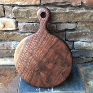 Planche à découper rectangulaire en bois, surface en bois massif durable pour couper les légumes, les fruits, la viande, le pain - Product Image 1