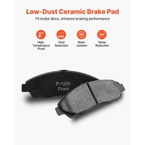 Kit Freni Anteriori e Posteriori Forati e Scanalati Compatibili con Acura MDX 2007-2013, Acura ZDX 2010-2013, Honda Pilot 2009-2014 - Product Image 4