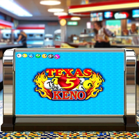 Moniteur simple Deluxe Texas Keno 4 Hearts pour machine de jeu vidéo d'arcade WMS550, prise EU, version anglaise d'usine