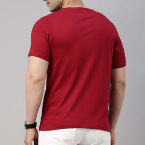 T-shirts pour hommes de haute qualité, personnalisés, à manches longues, pour l'entraînement, col rond, ourlet incurvé, motif uni, 180 grammes, en molleton 100% coton - Product Image 4