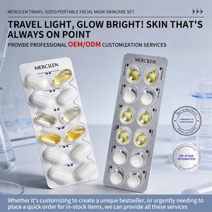 Set de Cuidado de la <span class=keywords><strong>Piel</strong></span> de Viaje, Aceite Desmaquillante, Tónico Limpiador, Crema para Ojos, Crema <span class=keywords><strong>Facial</strong></span>, Cápsulas de Suero, Set de Cuidado de la <span class=keywords><strong>Piel</strong></span> - Product Image 4