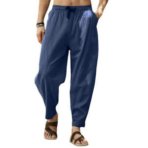 OEM/ODM กางเกงจ็อกเกอร์ทรงสลิมสำหรับผู้ชาย เอวยางยืด กางเกงลำลอง กางเกงมีเชือกผูกเอว ทรงสลิมฟิตน้ำหนักเบา - Product Image 5