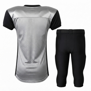 Ensemble de maillot et pantalon de football américain personnalisé, respirant, uniforme d'équipe, léger, vêtements de sport performants, entraînement, matchs, 100% - Product Image 4