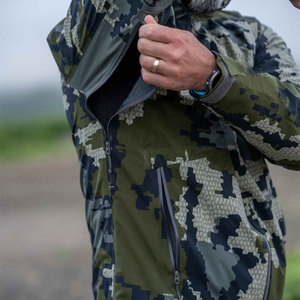 Men's <b>Camouflage</b> Hooded Soft Shell <b>Jacket</b> Fleece Lined Zipper Closure Outdoor Hunting Wear Autumn Season Regular Fit - Product Image 4
