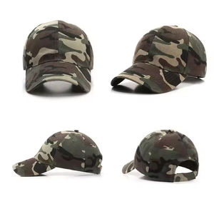 Gorra de Béisbol Unisex con Camuflaje, Ajustable, Informal, para Exteriores, para Adultos, Primavera/Verano, Transpirable, de Poliéster y Algodón - Product Image 2
