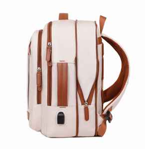 Sac à dos d'ordinateur portable de haute qualité, 15,6 pouces, USB, voyage, unisexe, personnalisé, vente en gros, anti-vol, doublure en polyester, sac à dos scolaire - Product Image 5