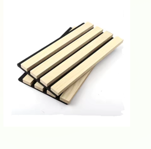 Panneaux muraux acoustiques modernes et flexibles en PET MDF, panneaux de plafond incurvés et revêtements muraux pour chambre à coucher, meubles muraux avec application de caoutchouc - Product Image 1