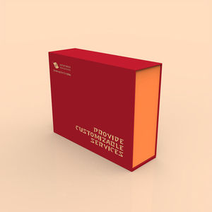Cajas de Regalo Rígidas Rojas Personalizadas al por Mayor con Impresión de Logotipo, Cajas de Embalaje de Cartón Premium para Regalos de Lujo y Productos de Venta al por Menor - Product Image 6