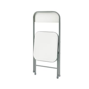 Set di 4 Sedie Pieghevoli in Resina Bianca per Eventi e Uso Interno - Product Image 5
