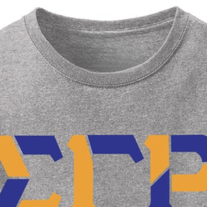 เสื้อยืดลายกรีก Sigma Gamma Rho สีเทา เสื้อยืดลำลองสำหรับผู้หญิง เสื้อยืดลายกรีกแขนสั้นแบบกำหนดเอง - Product Image 5