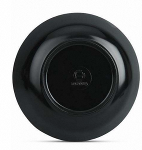 Black <b>Plastic</b> <b>Bowl</b> Minimalist Design Polished Finish Dishwasher Safe for Food <b>Serving</b> Home Use - Product Image 5