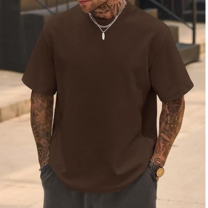T-shirts Streetwear Oversize en Coton Tricoté 100% Personnalisables pour Marques de Vêtements – Impression de Logo Personnalisée, Écologiques, Respirants, Anti-UV - Product Image 1