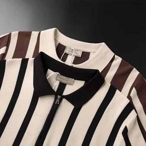 เสื้อเจอร์ซีย์โพลีเอสเตอร์/คอตตอนแบบใหม่ รักษ์โลก คุณภาพสูง แห้งเร็ว ระบายอากาศดี ซิปครึ่งตัว ทรงหลวม ปกเสื้อแบบปกตั้ง ผ้าเนื้อแน่น ไซส์พลัส - Product Image 4