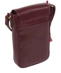 Bolso Bandolera de Cuero de Grano Completo Personalizado, Estilo Desgastado, Unisex, con Correa Ajustable, para Viaje - Product Image 3