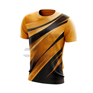 Camiseta de Manga Corta para Hombre, Cuello Redondo, Corte Regular, Tejido de Punto Grueso, Transpirable, Estampado Tie-Dye Moderno, con Logotipo Frontal - Product Image 2