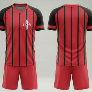 Uniforme de Fútbol para Hombre de Manga Corta con Cuello en V, 100% Poliéster, Calidad Premium, Personalizable, Transpirable, con Logotipo Personalizado por RIVIAN ATLANTIC - Product Image 5