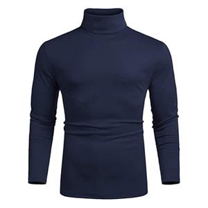 Suéter de Punto Casual de Invierno para Hombre, Cuello Alto, Cuello Redondo, Estampado con Letras, Transpirable, Antiarrugas, de Poliéster - Product Image 5