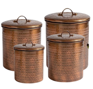 Juego de Recipientes Metálicos para Almacenamiento de Alimentos con Tapas Herméticas, Diseño Moderno, Juego de Frascos para Especias de Cocina - Product Image 4