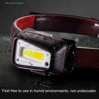 Linterna frontal LED USB recargable linterna de cabeza brillante